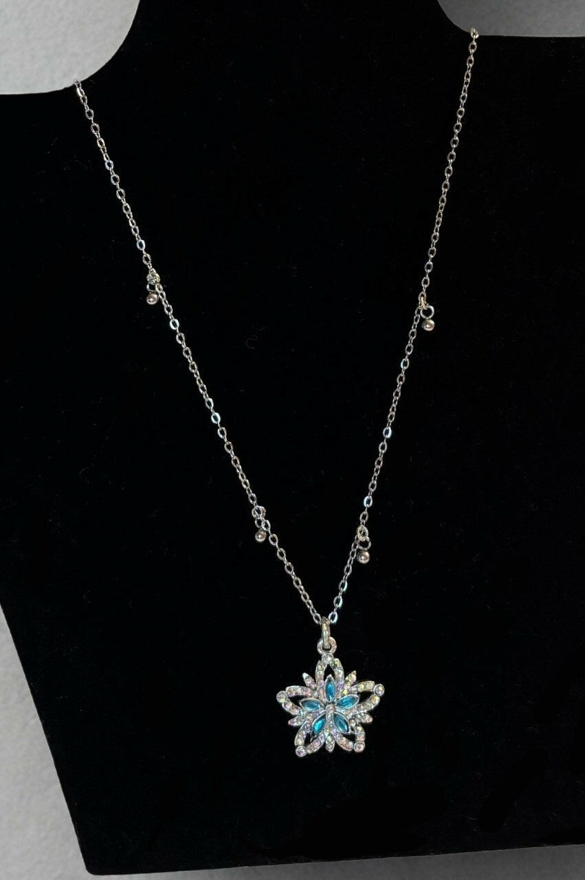 Fairydust Halo Necklace – Fairycore Look in Silver-Tone Stainless Steel