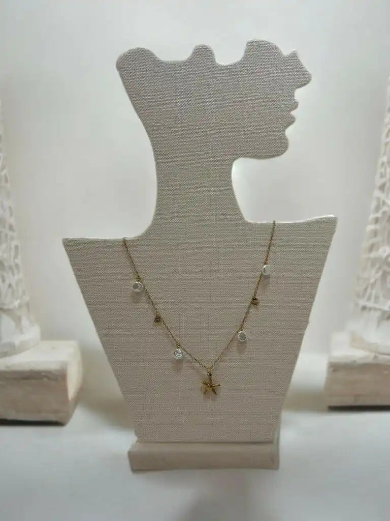 Duo Necklace Pack – Ocean Breeze + Cherry Bliss (18K Gold-Plated, Stainless Steel) | Summer Pack