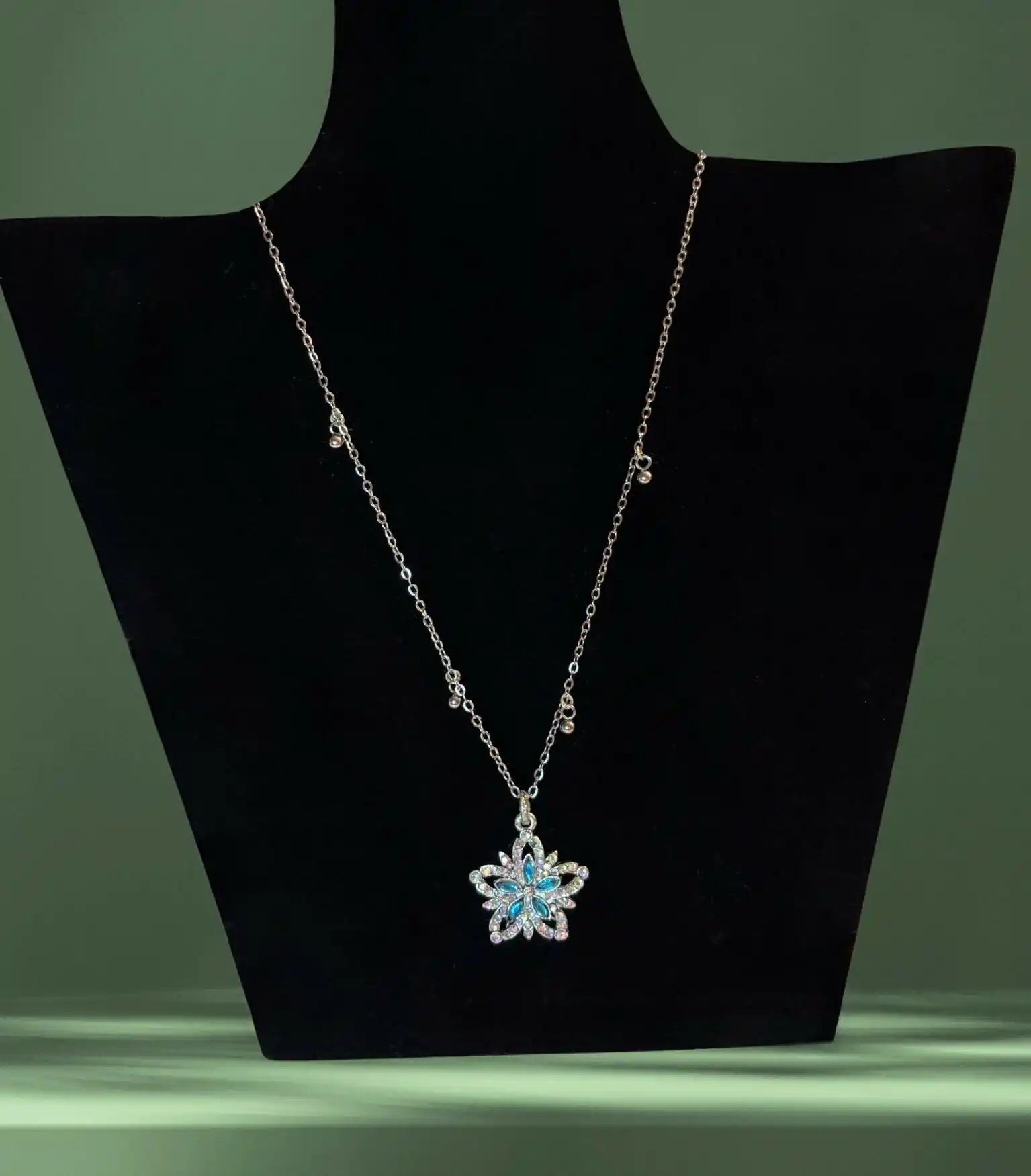Fairydust Halo Necklace – Fairycore Look in Silver-Tone Stainless Steel