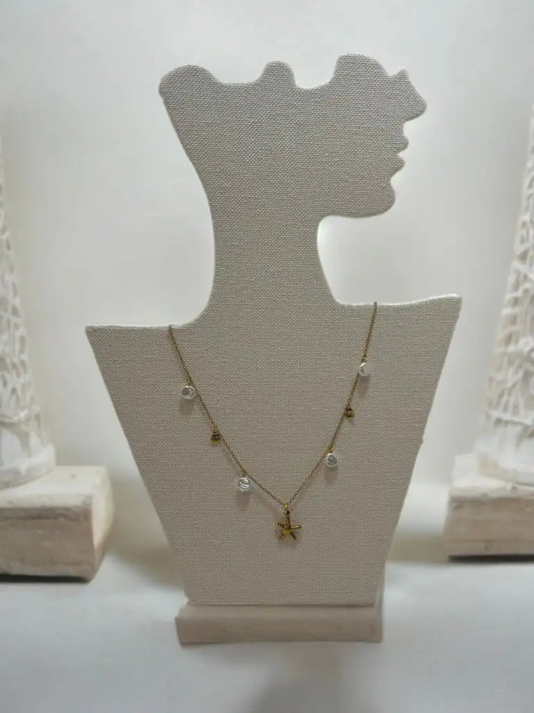 Ocean Breeze Necklace – 18K Gold-Plated Waterproof Stainless Steel