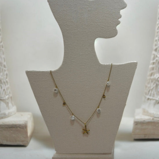Video of the Ocean Breeze stainless steel necklace – ideal for summer looks