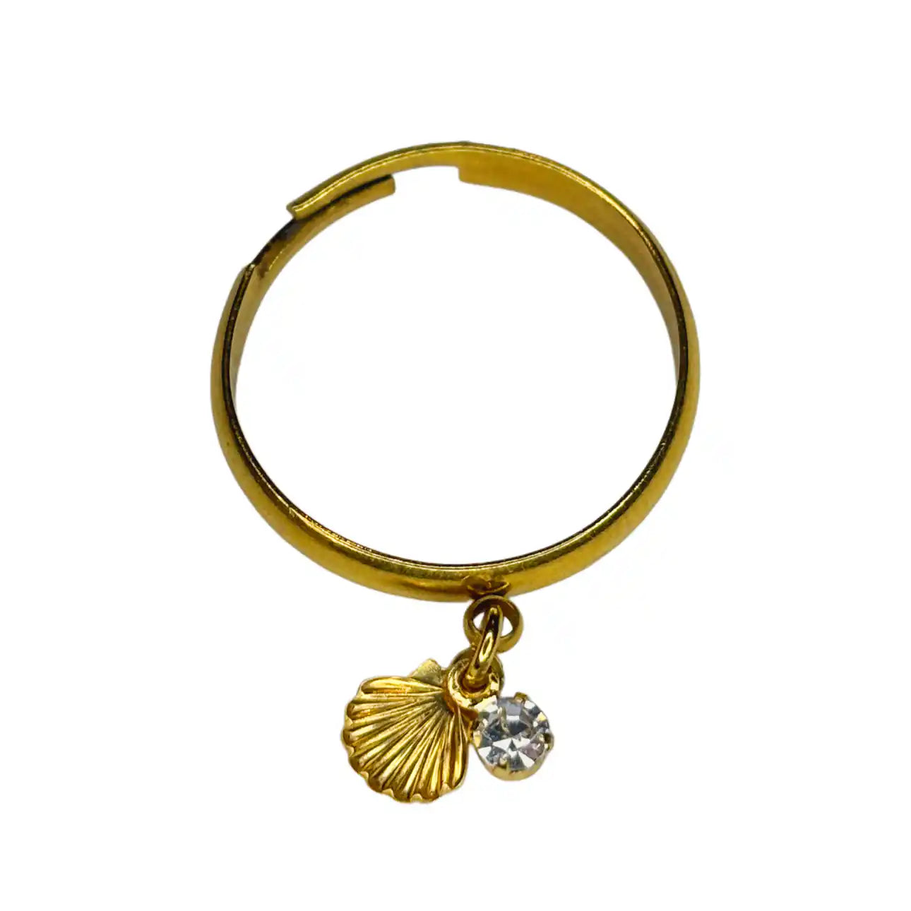 Sea Charm Ring - Ocean-Inspired Waterproof Stainless Steel